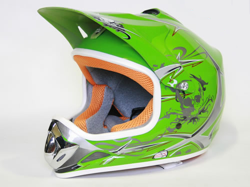 Dětská Moto Helma Nitro zelená
