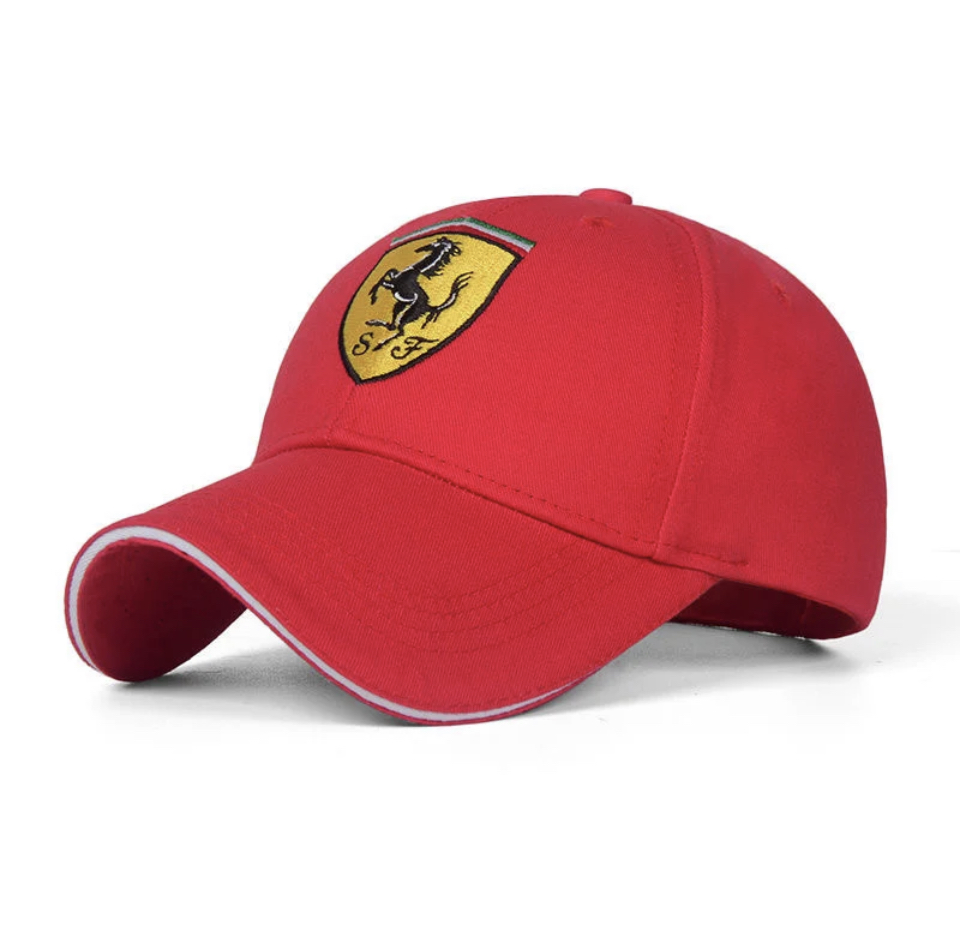 Čepice Ferrari červená