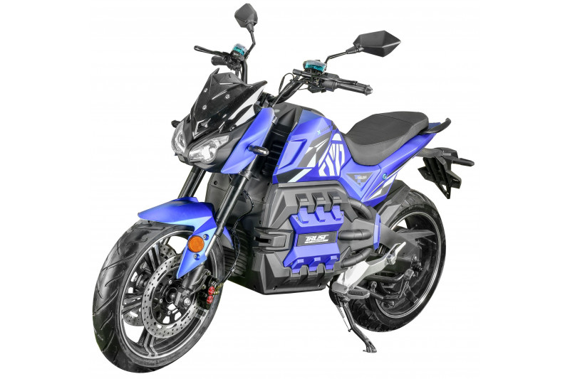 Elektrický motocykl XRS01 72V 50Ah 6000W modrý