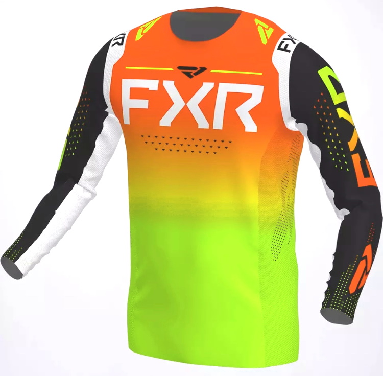Motocrossový dětský dres FXR neon