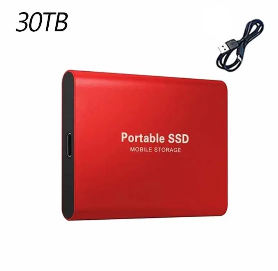 Přenosný externí SSD disk USB 3.0 30TB