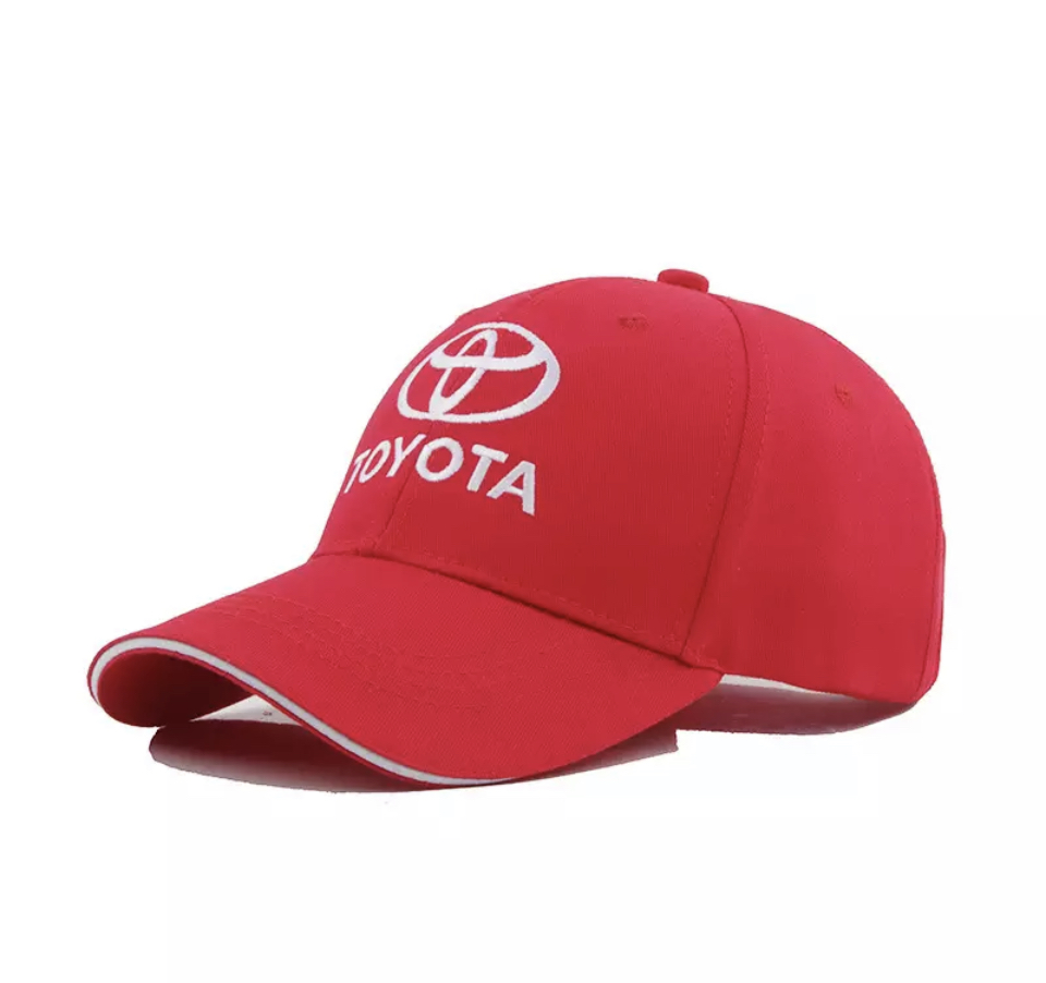 Kšiltovka Toyota červená s bílou výšívkou