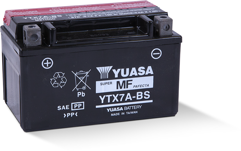 Moto baterie YUASA YTX7A-BS 6.3Ah