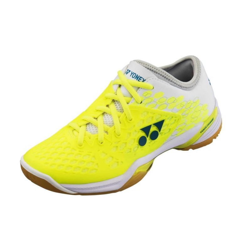 Pohodlná a prodyšná obuv na badminton Yonex PC 03 Z LADY bright yellow 39,5