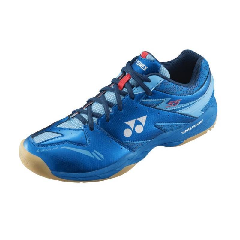 Pohodlná a prodyšná obuv na badminton Yonex PC 55 blue vel. 39,5