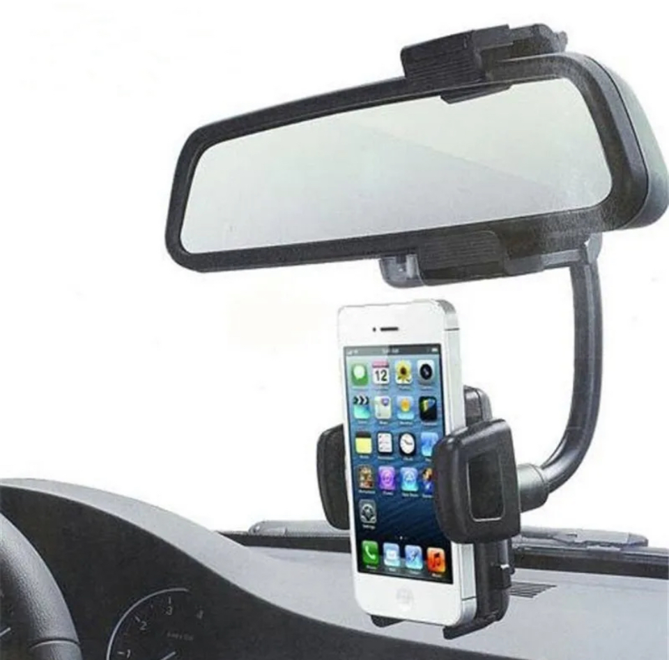 Univerzální držák na mobil do auta vnotřní zpětné zrcátko