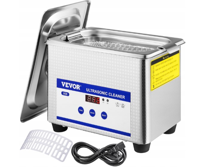 Ultrazvuková čistička Vevor 0.8L pro domácí i komerční a laboratorní použití