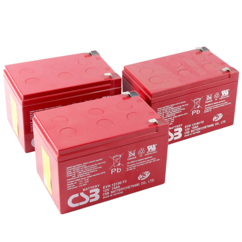 Sada baterií CSB 36V 15Ah pro čtyřkolky elektrokola elektrokoloběžky