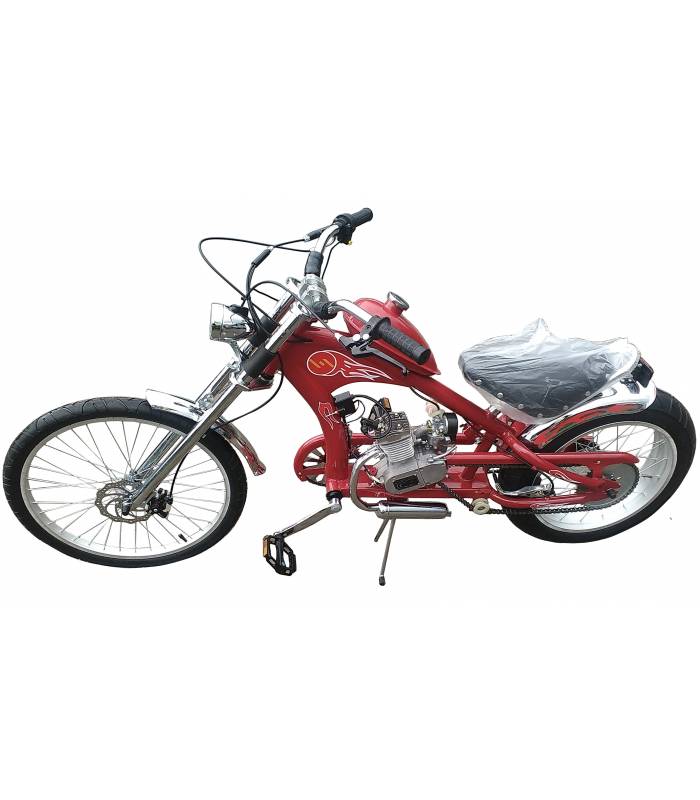 Motokolo - motorové kolo Chopper 49cc červené