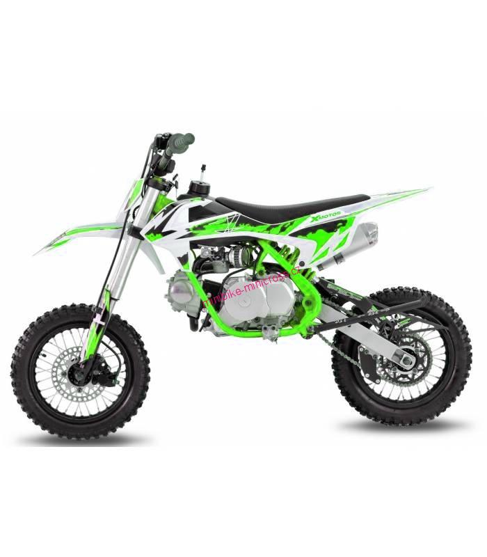 Pitbike XMOTOS XB27 90cc automat e-start zelený