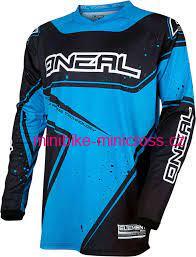 Motokrosový dres Oneal černo-modrý
