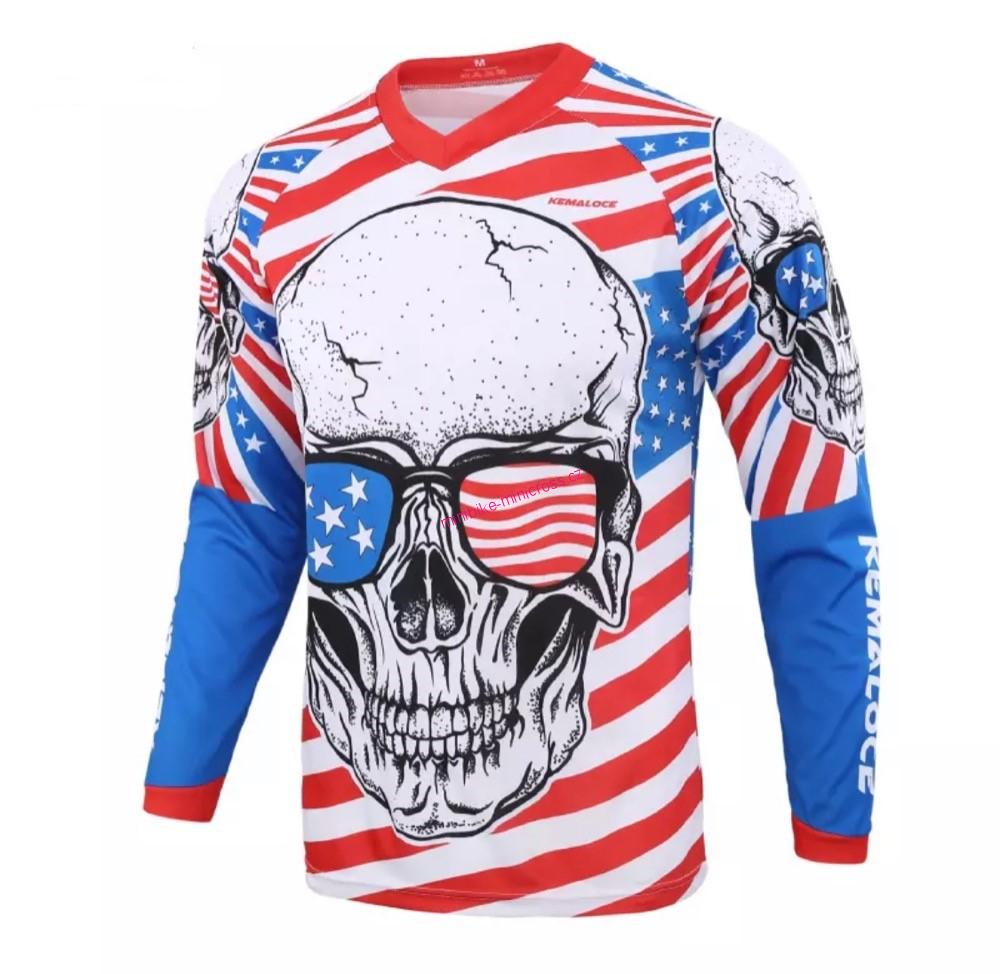Motokrosový dres Skull USA