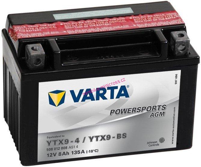 Moto baterie Varta 12V 8Ah