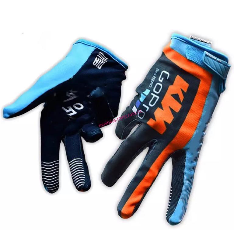 KTM rukavice modro - oranžové