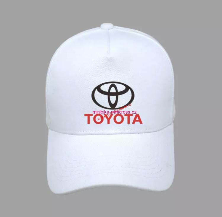 Čepice Toyota bílá