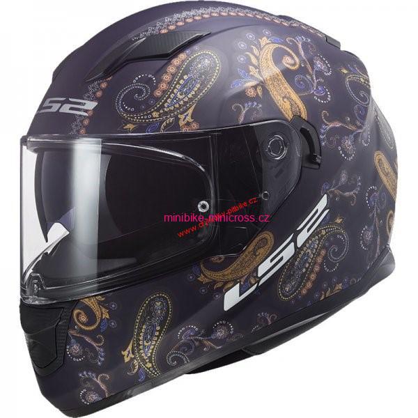 Moto helma LS2 FF320 Stream Evo Pasly matt violet