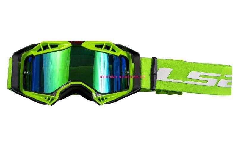Motokrosové brýle LS2 Aura Pro zelené