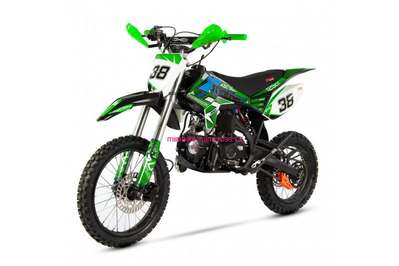 Zelený pitbike XB29 125cc 4T el.start