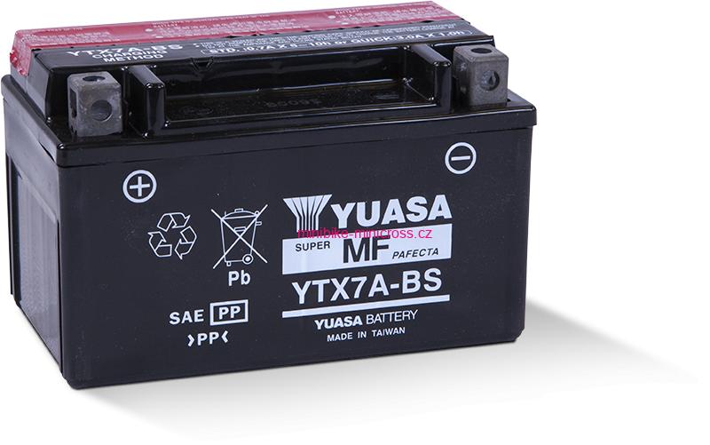 Yuasa baterie YTX7A-BS 6.3Ah