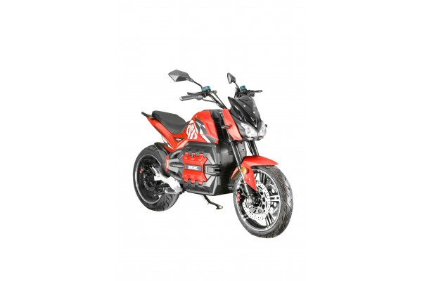 El. motocykl XRS02 červený