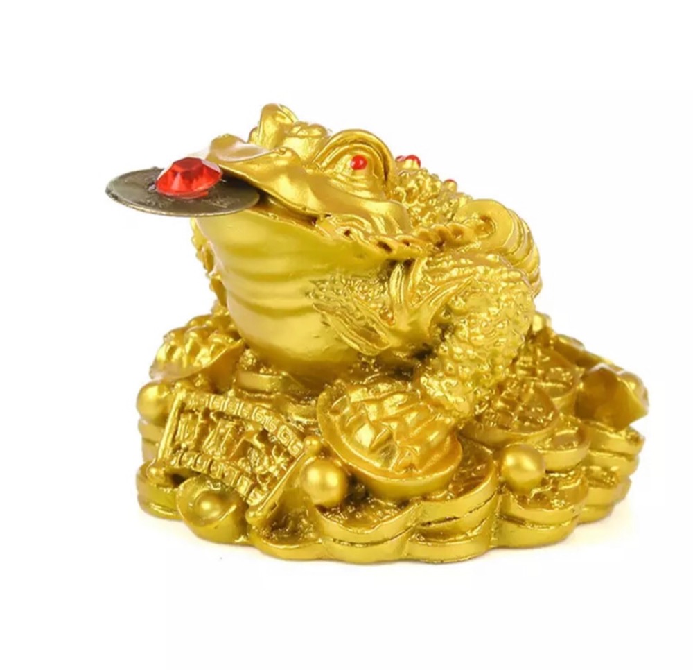Třínohá žába Feng Shui pro štěstí