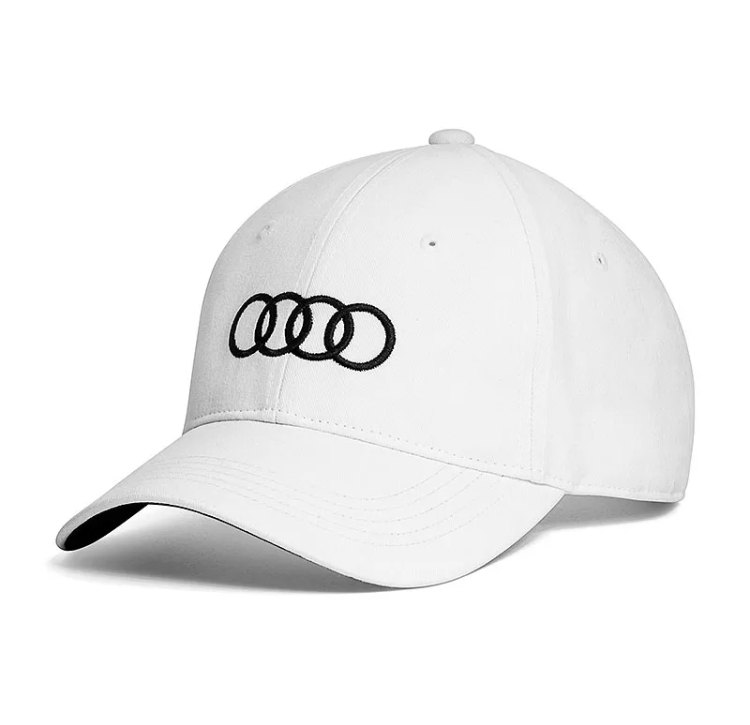 Audi čepice bílá