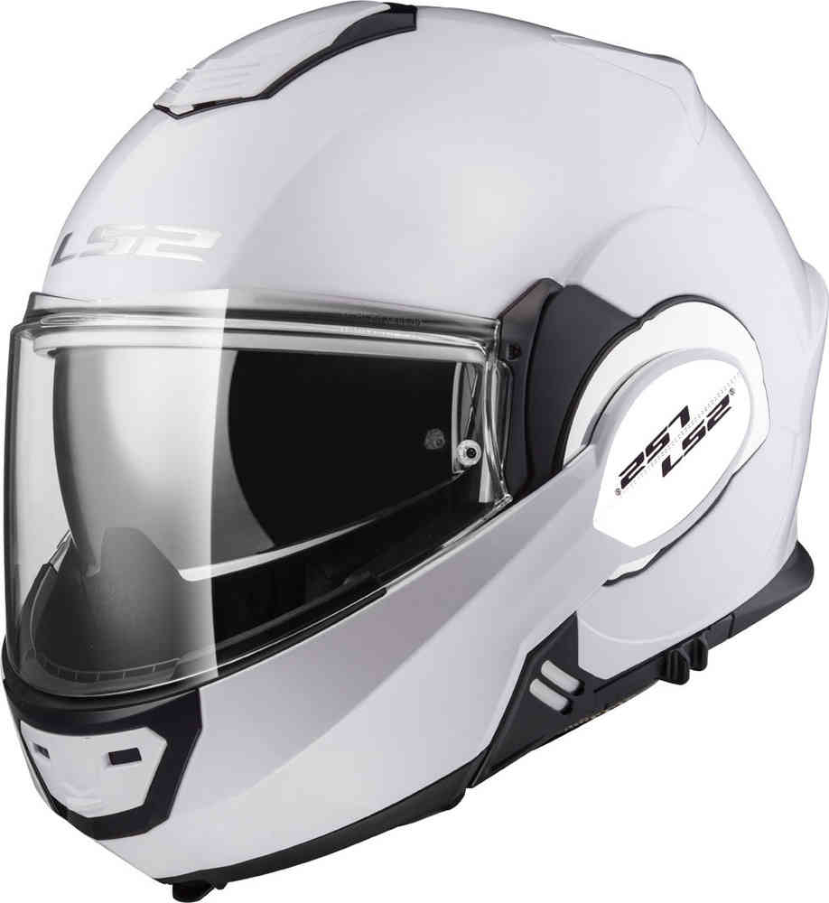 Výklopná helma moto LS2 FF399 Valiant Solid white