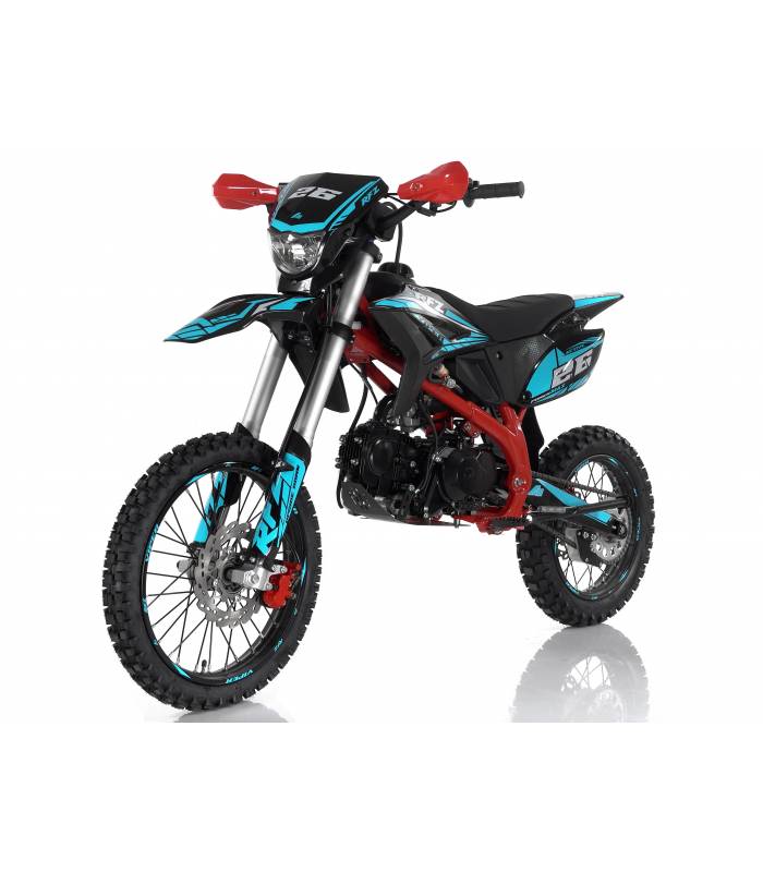 Pitbike Apollo Viper el.start modro-červená