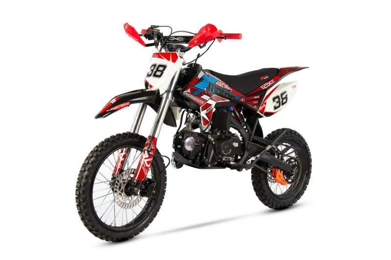 Červený pitbike XB29 125cc 4T el.start