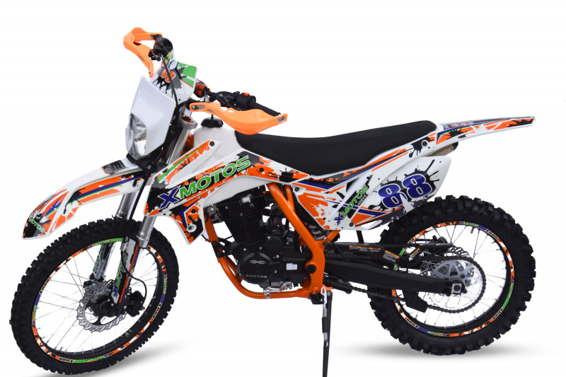 Oranžový pitbike XB88 250cc 4T el.start