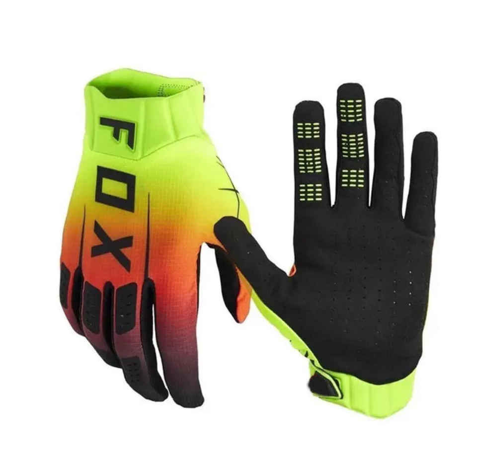 Motokrosové rukavice FOX zelené
