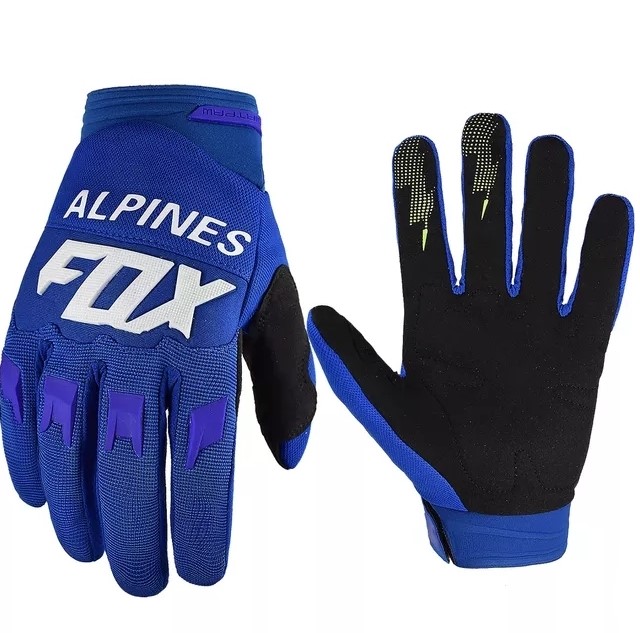 Motokrosové rukavice ALPINES FOX blue
