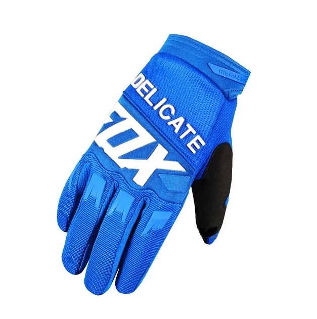 Motokrosové rukavice DELIKATE FOX blue