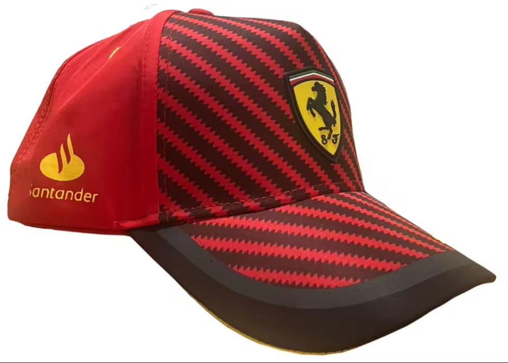 Čepice Ferrari červená