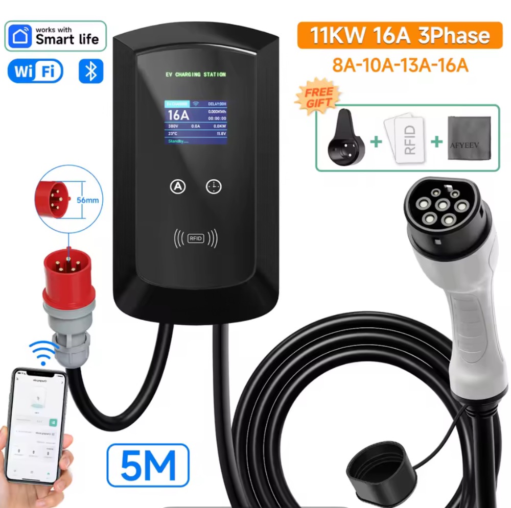 Wallbox na stěnu 11kW 16A 380V