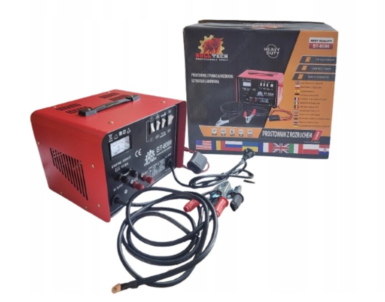 Auto nabíječka s boosterem Bulltech 12V 24V 250A