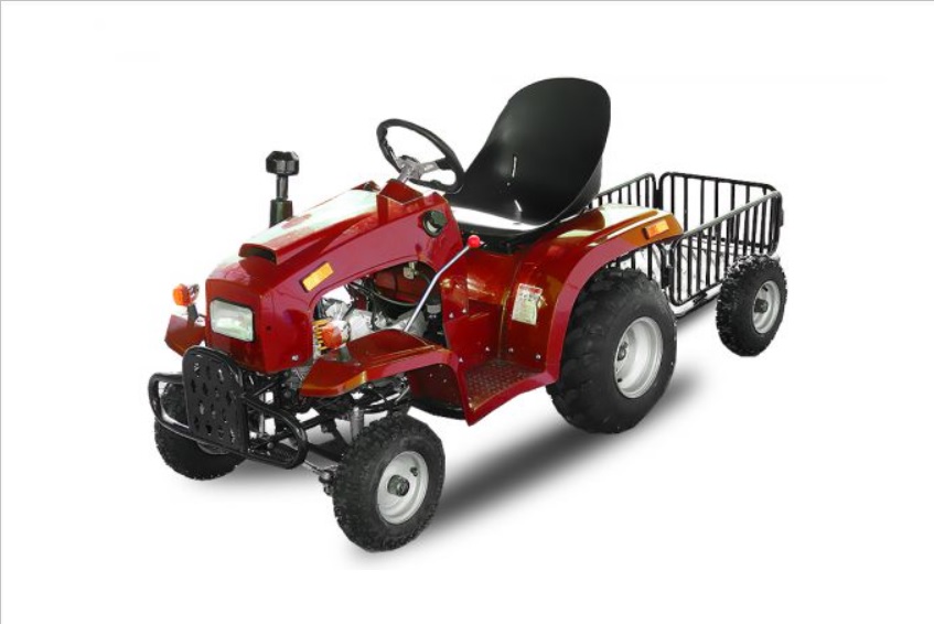 Dětská čtyřkolka traktor 110cc red