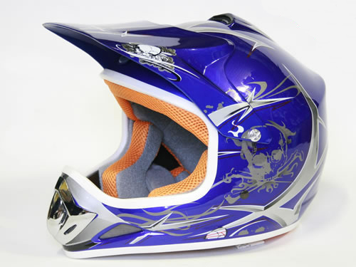 Dětská Moto Helma Nitro modrá